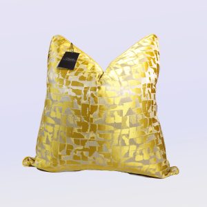 Diamond Yellow - 24" Square Luxury Collection Pillow Case w/Hidden Zipper (insert not included)