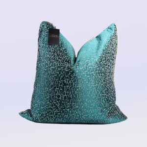 Emerald Blocks- 24" Square Luxury Collection Pillow Case w/Hidden Zipper (insert not included)