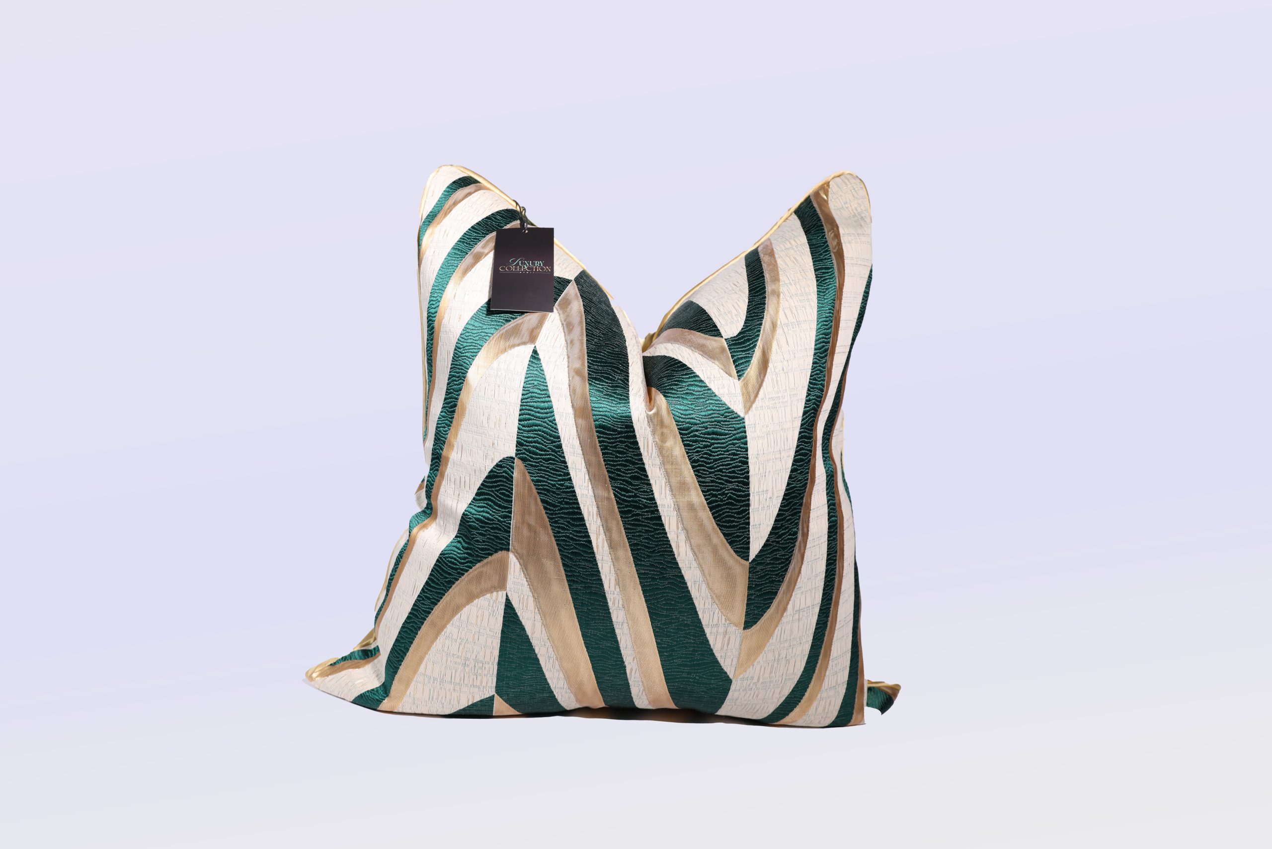 Emerald Nude - 24" Square Luxury Collection Pillow Case w/Hidden Zipper (insert not included)