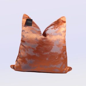 Grayish Orange - 24" Square Luxury Collection Pillow Case w/Hidden Zipper (insert not included)