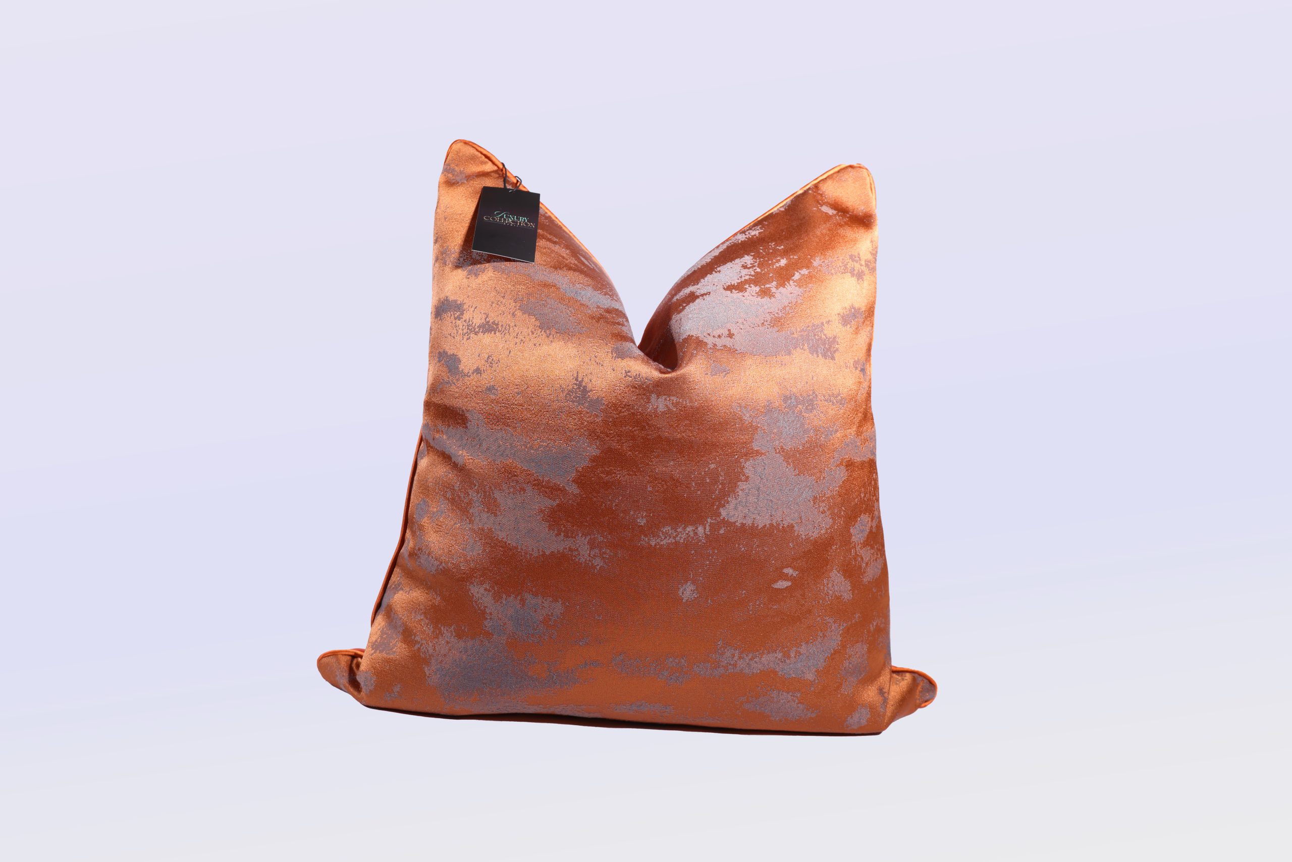 Grayish Orange - 24" Square Luxury Collection Pillow Case w/Hidden Zipper (insert not included)