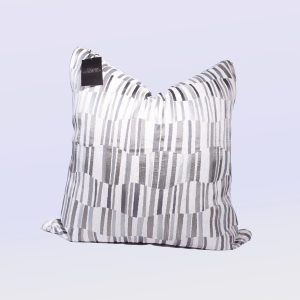 Grayish White Bricks- 24" Square Luxury Collection Pillow Case w/Hidden Zipper (insert not included)