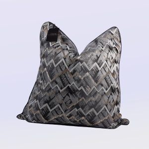 Midnight Abstract - 24" Square Luxury Collection Pillow Case w/Hidden Zipper (insert not included)