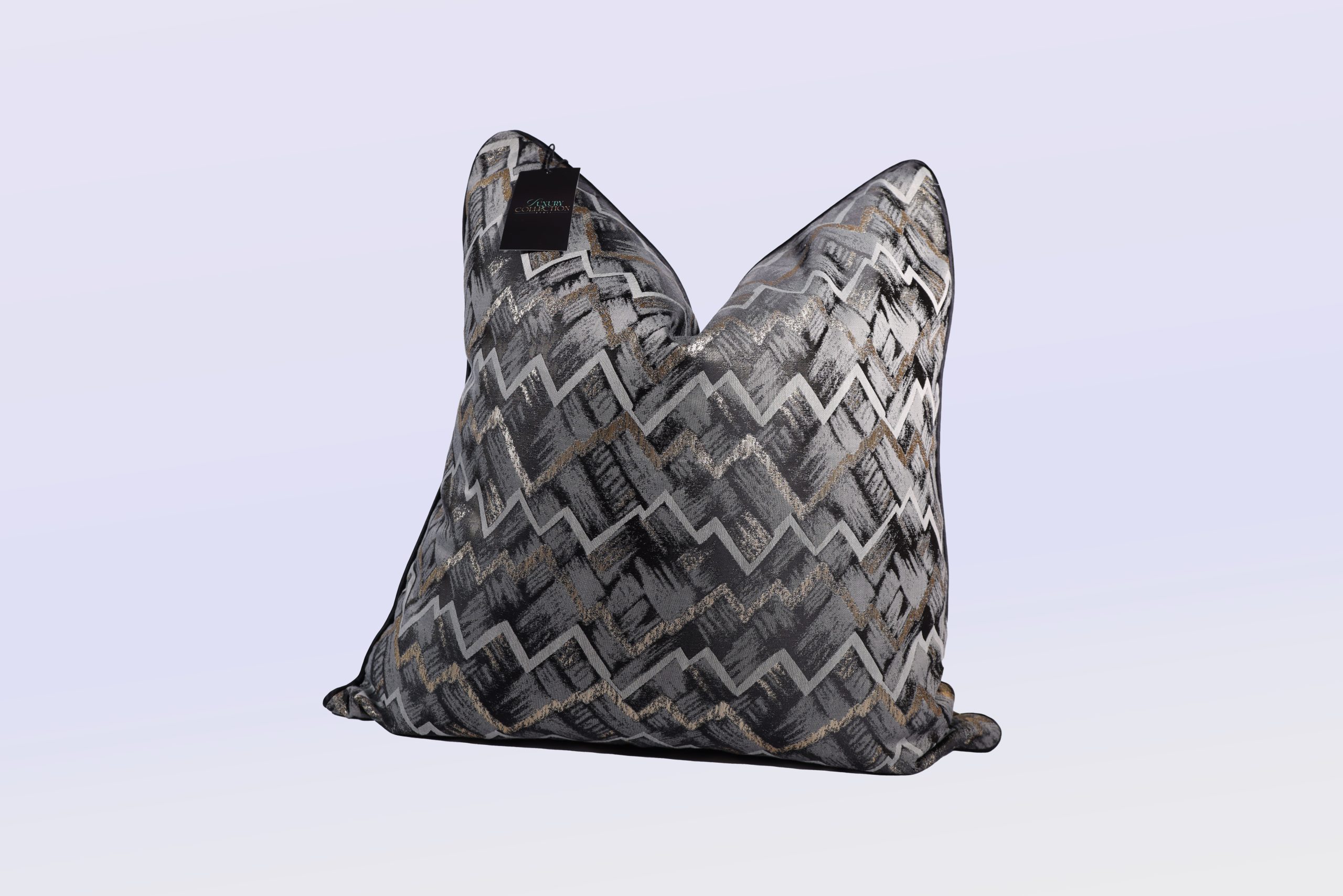 Midnight Abstract - 24" Square Luxury Collection Pillow Case w/Hidden Zipper (insert not included)
