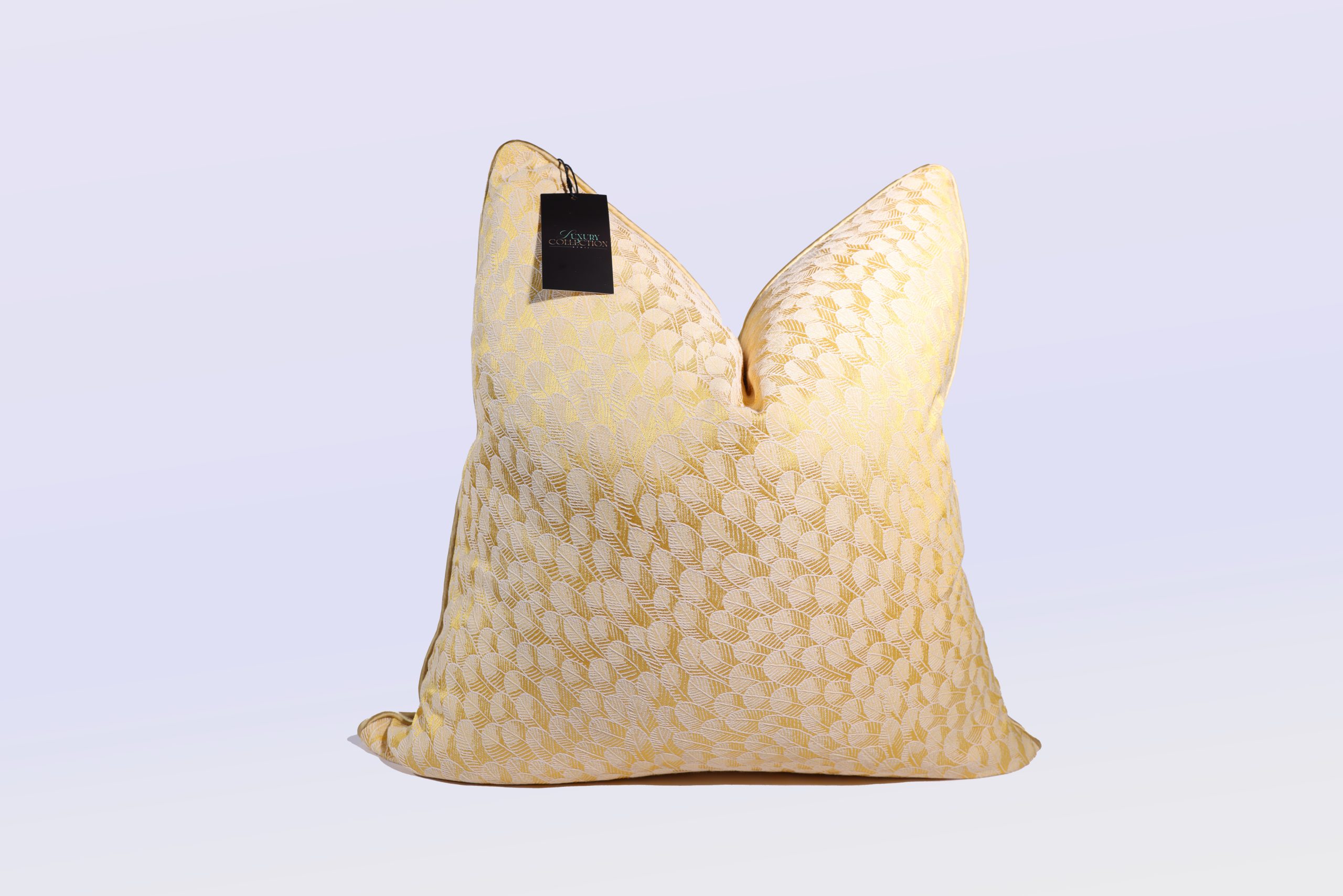 Pale Yellow - 24" Square Luxury Collection Pillow Case w/Hidden Zipper (insert not included)