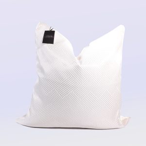 Pearl Lines - 24" Square Luxury Collection Pillow Case w/Hidden Zipper (insert not included)