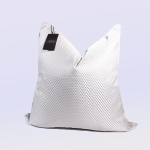 White Dots - 24" Square Luxury Collection Pillow Case w/Hidden Zipper (insert not included)